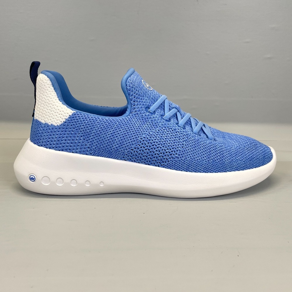 Peter Millar HyperLight Glide Shoes Womens Size 8.5 Blue Knit Slip On Sneakers